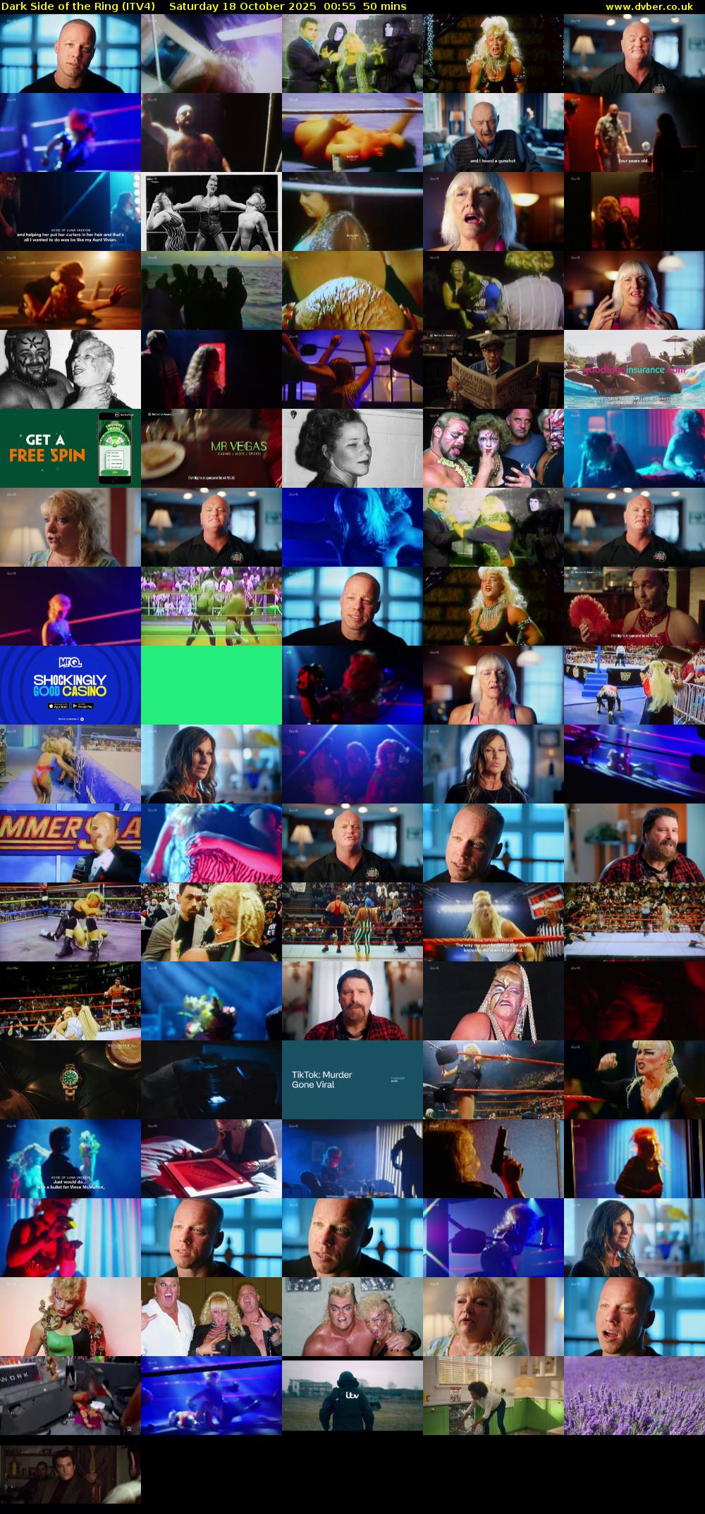 Dark Side of the Ring (ITV4) Saturday 18 October 2025 00:55 - 01:45