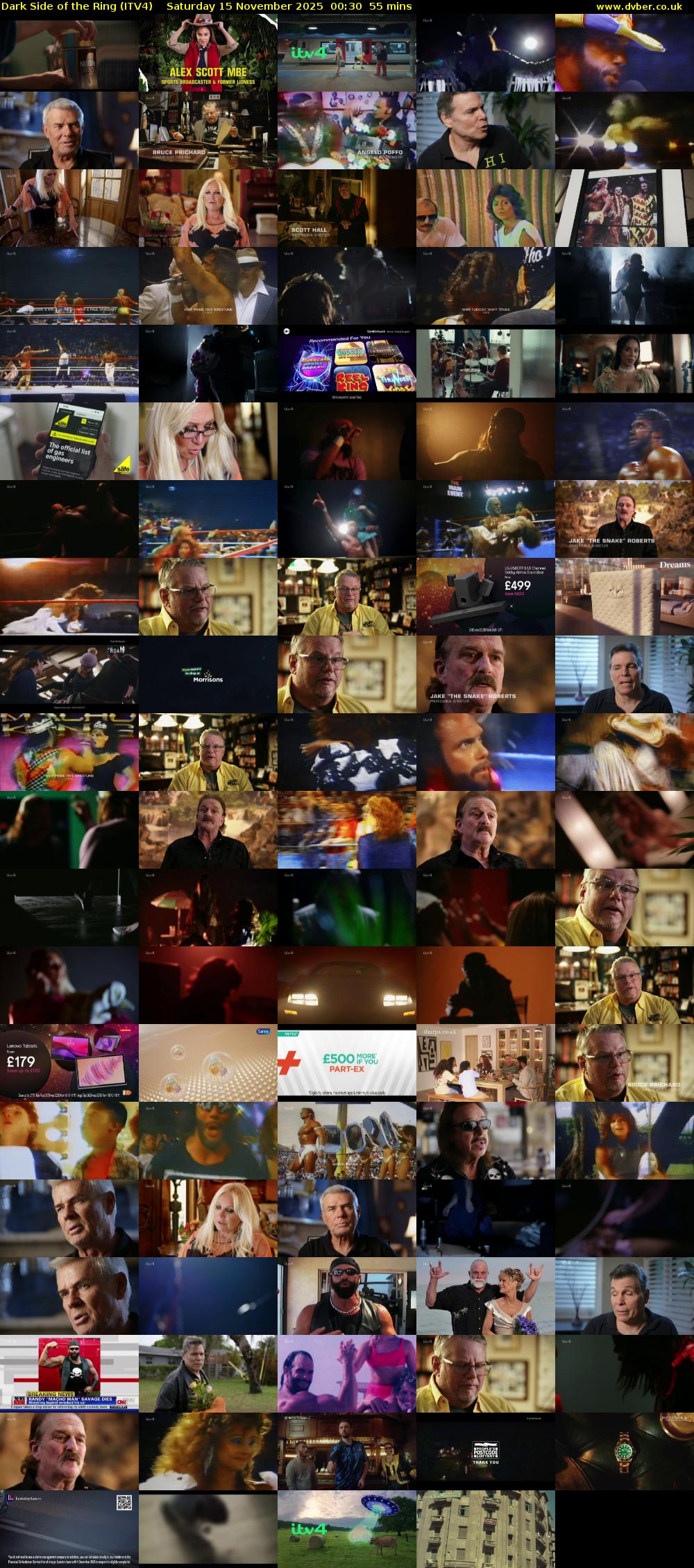 Dark Side of the Ring (ITV4) Saturday 15 November 2025 00:30 - 01:25