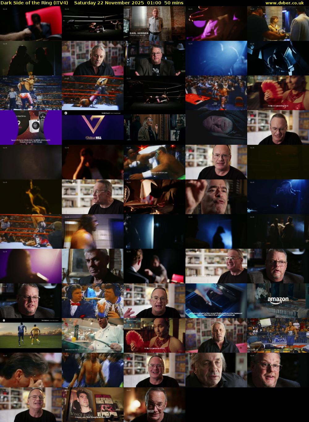 Dark Side of the Ring (ITV4) Saturday 22 November 2025 01:00 - 01:50