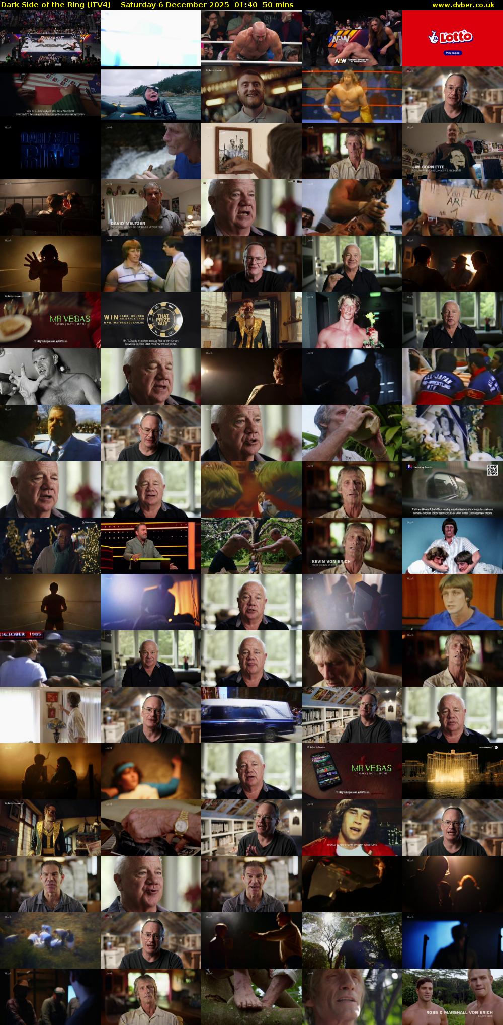 Dark Side of the Ring (ITV4) Saturday 6 December 2025 01:40 - 02:30