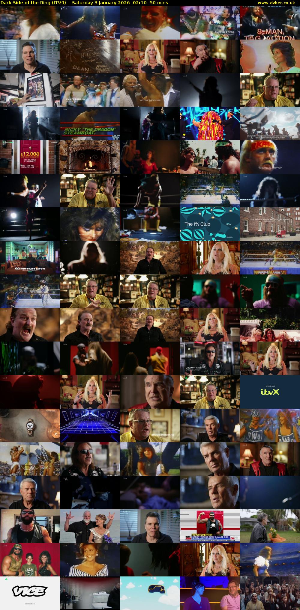 Dark Side of the Ring (ITV4) Saturday 3 January 2026 02:10 - 03:00