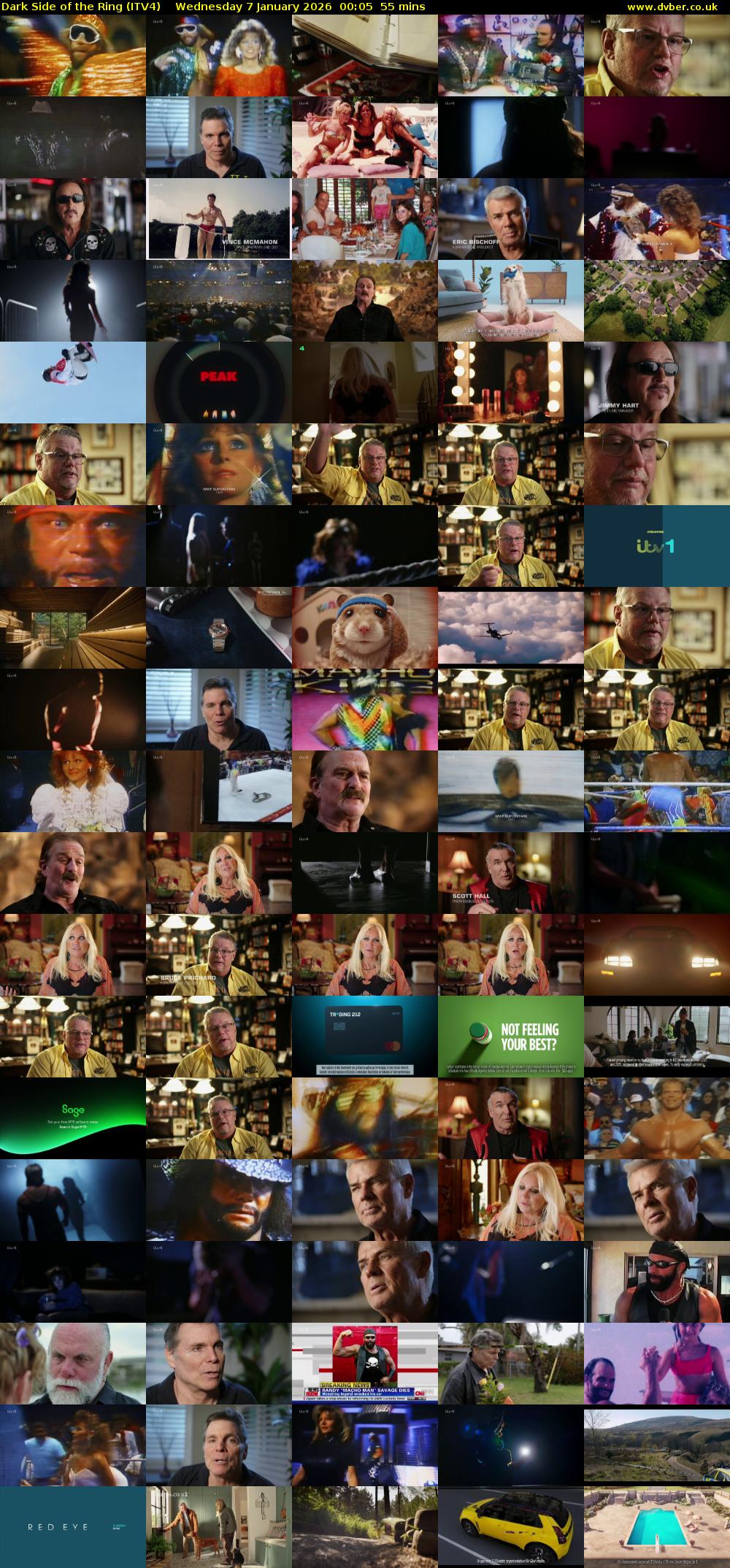 Dark Side of the Ring (ITV4) Wednesday 7 January 2026 00:05 - 01:00