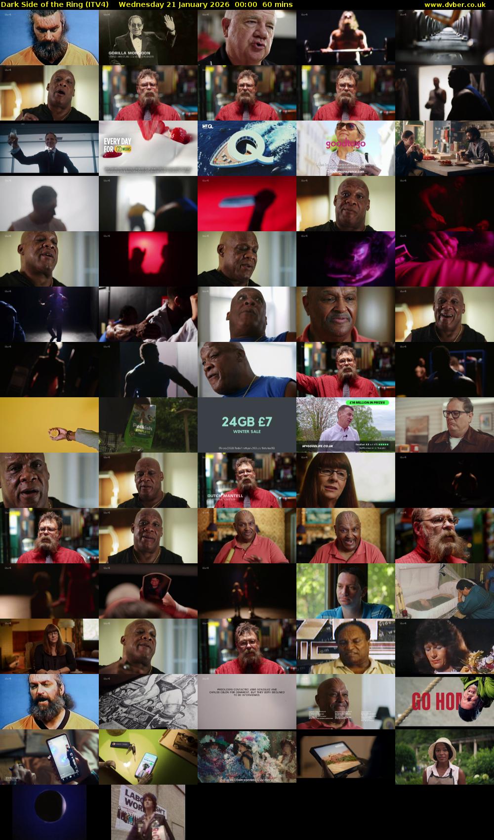 Dark Side of the Ring (ITV4) Wednesday 21 January 2026 00:00 - 01:00