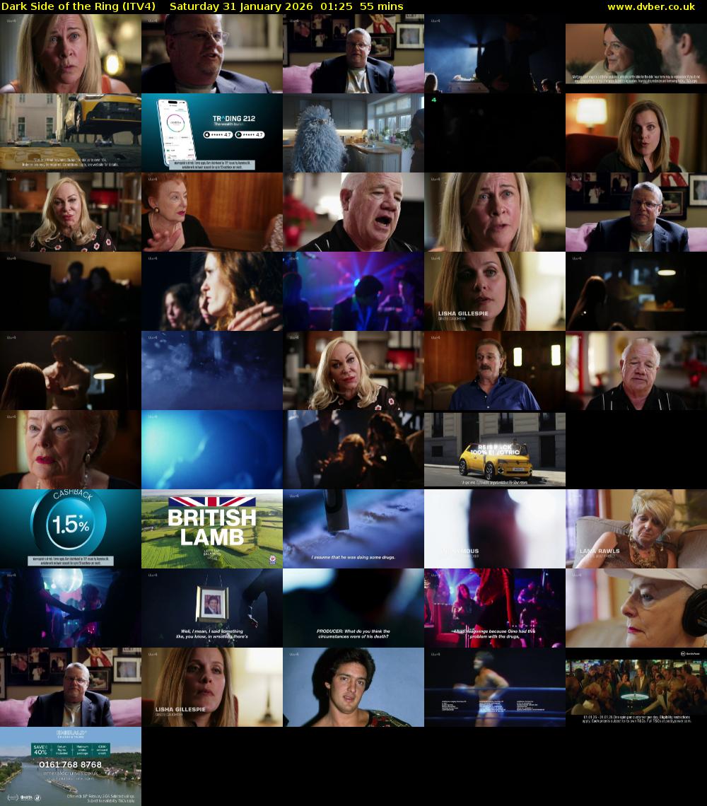 Dark Side of the Ring (ITV4) Saturday 31 January 2026 01:25 - 02:20