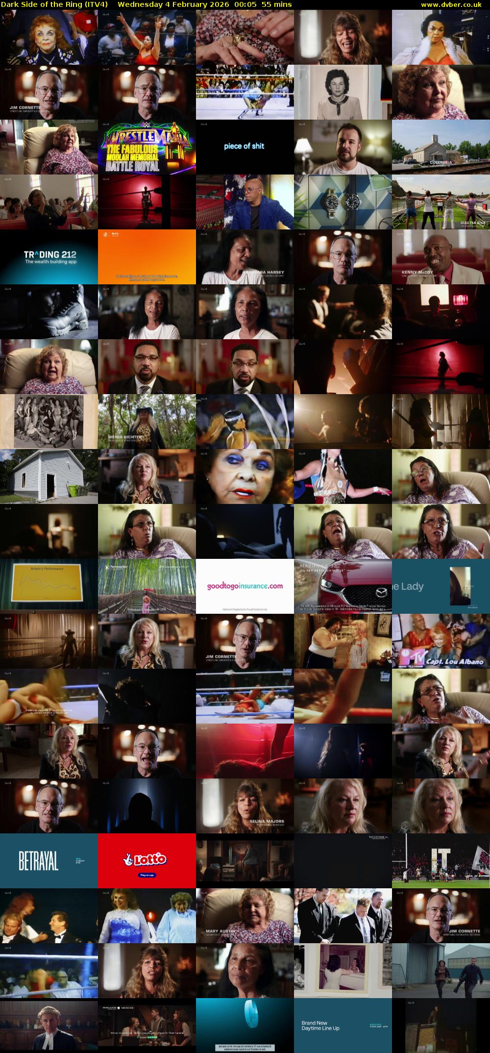 Dark Side of the Ring (ITV4) Wednesday 4 February 2026 00:05 - 01:00