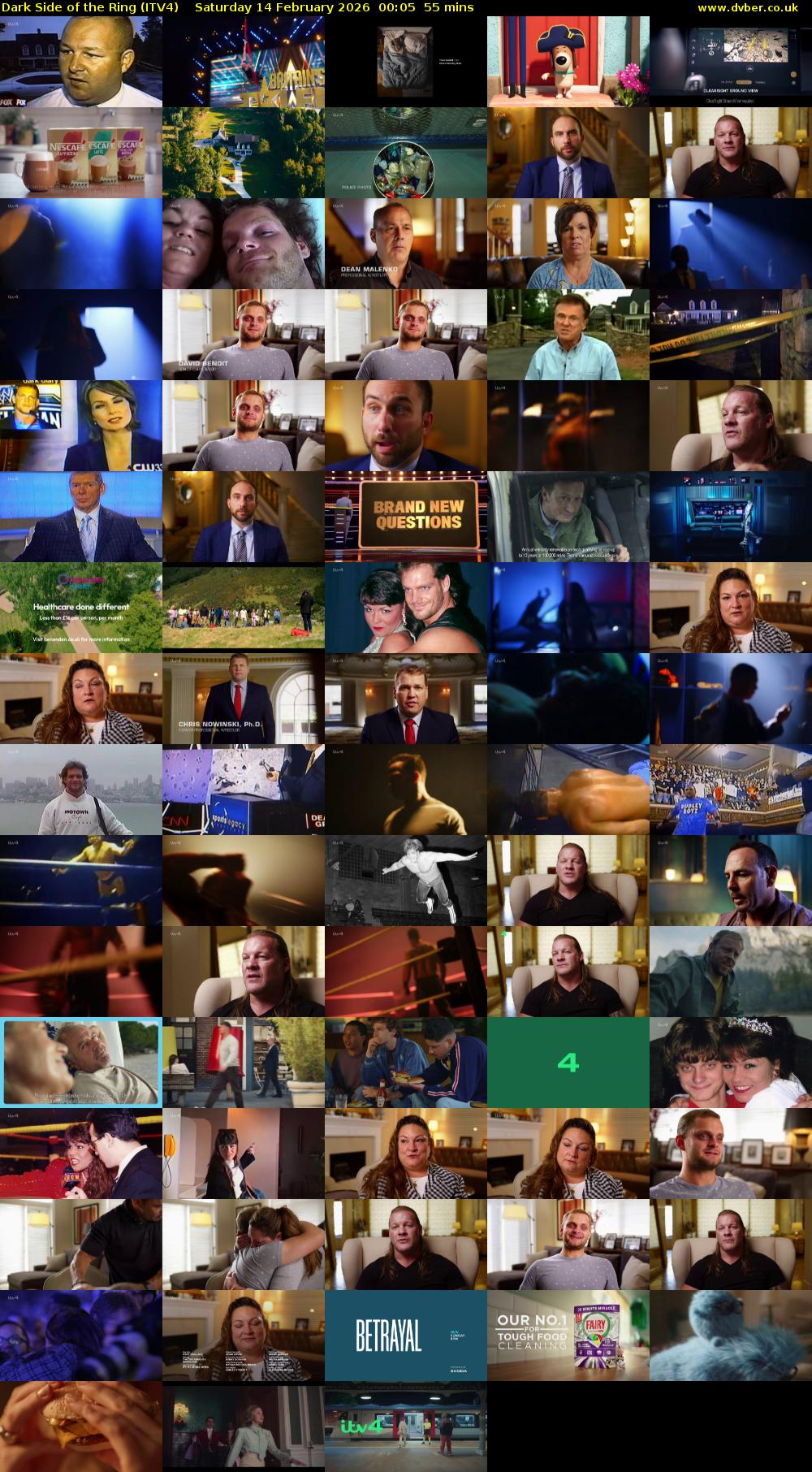 Dark Side of the Ring (ITV4) Saturday 14 February 2026 00:05 - 01:00