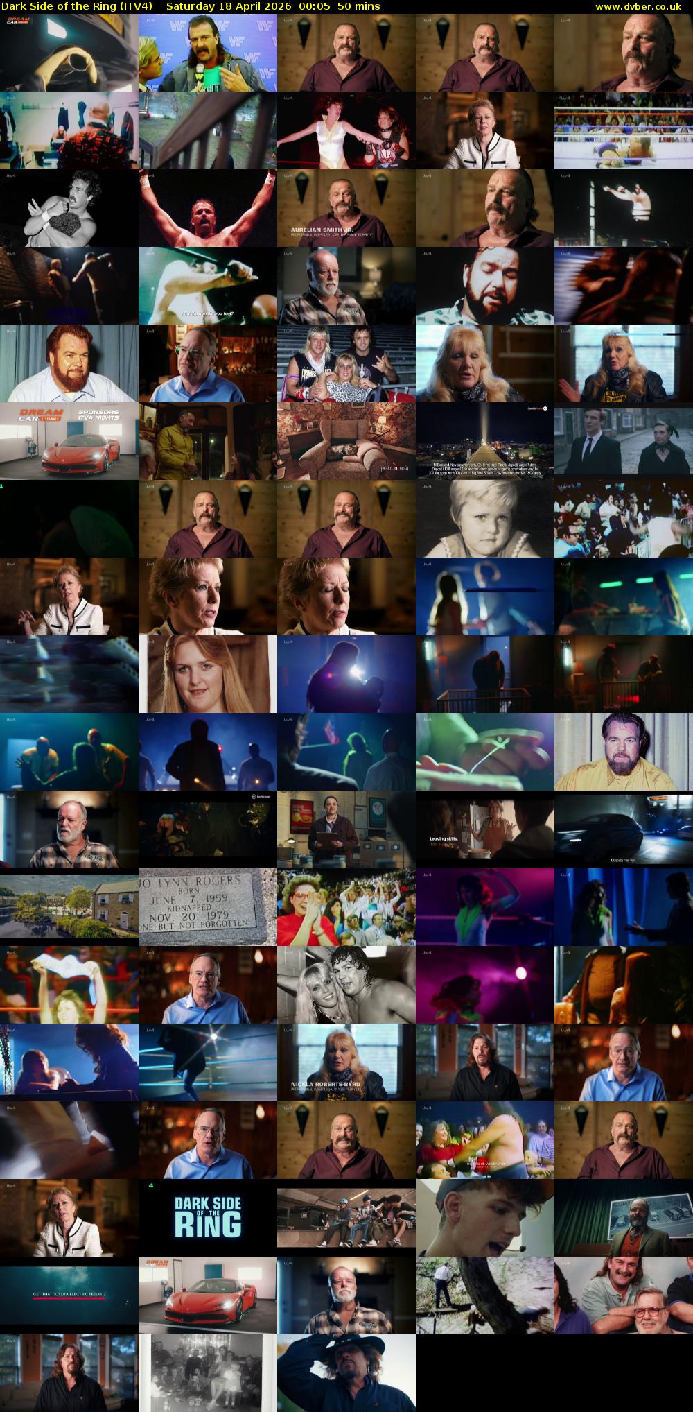 Dark Side of the Ring (ITV4) Saturday 18 April 2026 00:05 - 00:55