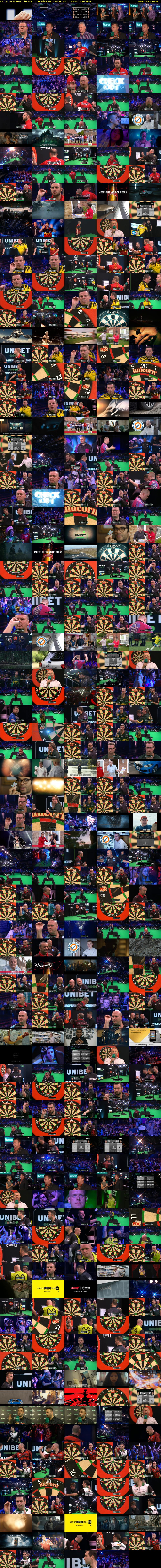 Darts: European... (ITV4) Thursday 24 October 2019 18:00 - 22:00