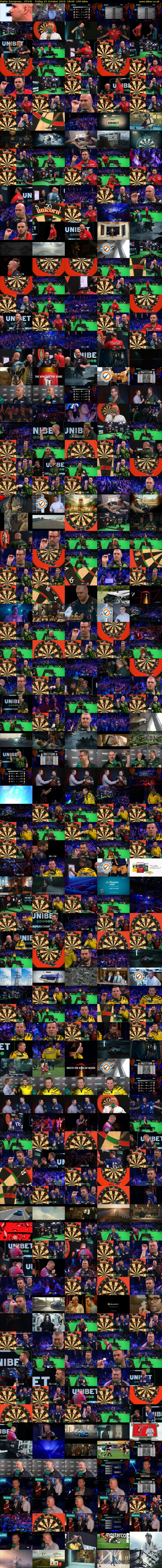 Darts: European... (ITV4) Friday 25 October 2019 18:00 - 22:00