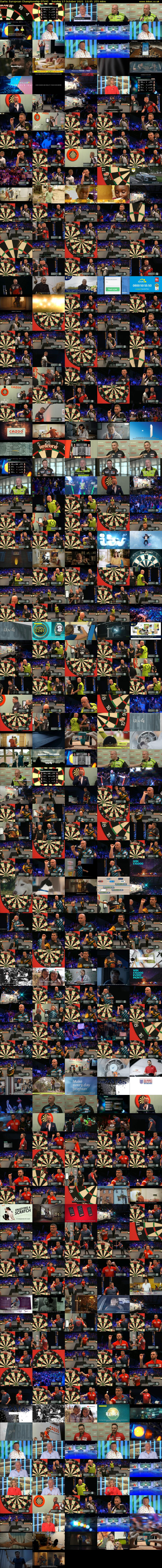 Darts: European Championship (ITV4) Sunday 17 October 2021 12:45 - 17:00
