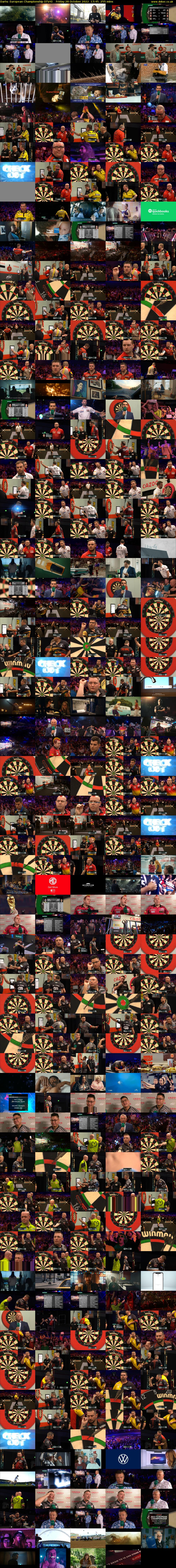Darts: European Championship (ITV4) Friday 28 October 2022 17:45 - 22:00