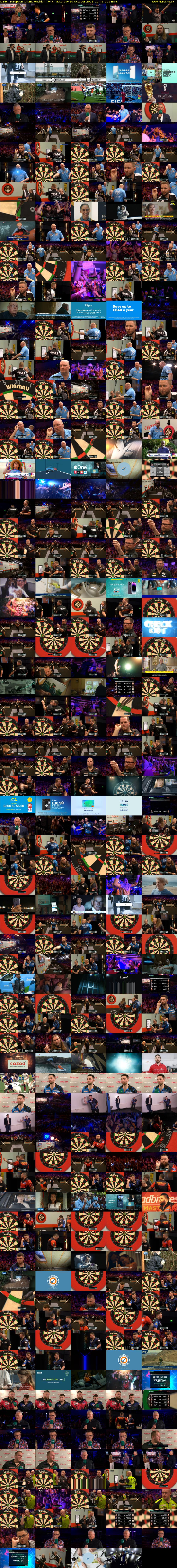 Darts: European Championship (ITV4) Saturday 29 October 2022 12:45 - 17:00