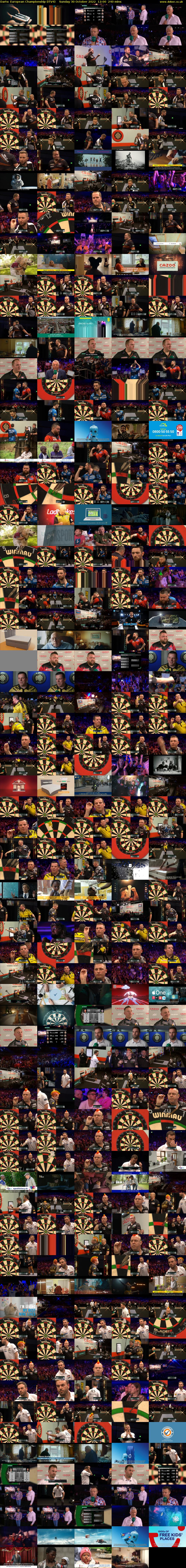 Darts: European Championship (ITV4) Sunday 30 October 2022 12:00 - 16:00
