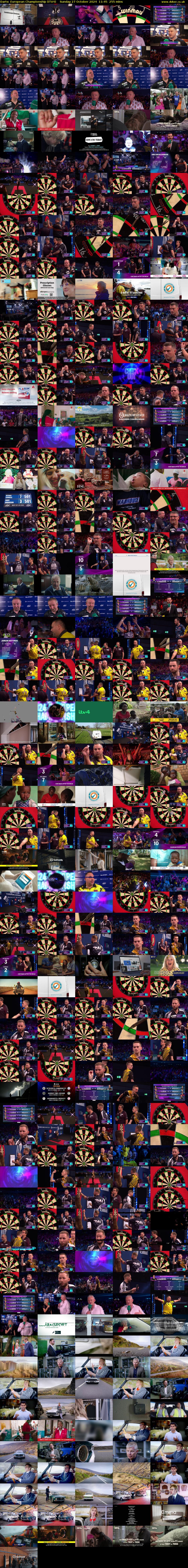 Darts: European Championship (ITV4) Sunday 27 October 2024 11:45 - 16:00