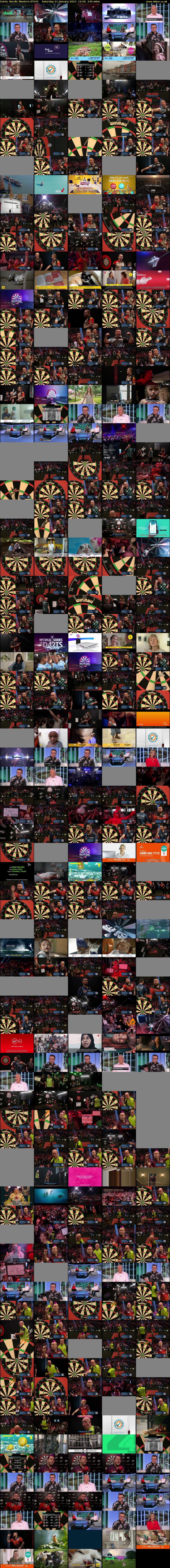 Darts: Nordic Masters (ITV4) Saturday 21 January 2023 12:00 - 16:00
