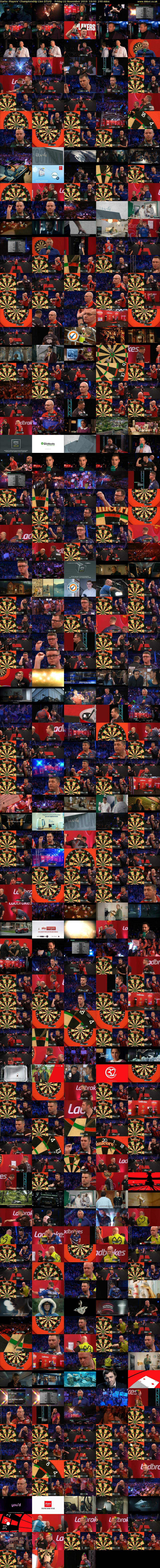 Darts: Players' Championship Live (ITV4) Friday 22 November 2019 19:00 - 23:00