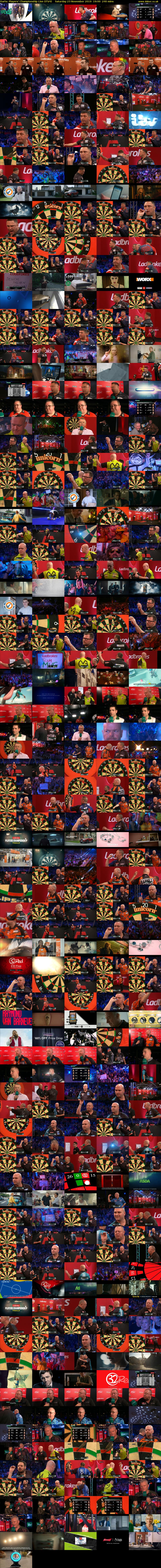 Darts: Players' Championship Live (ITV4) Saturday 23 November 2019 19:00 - 23:00