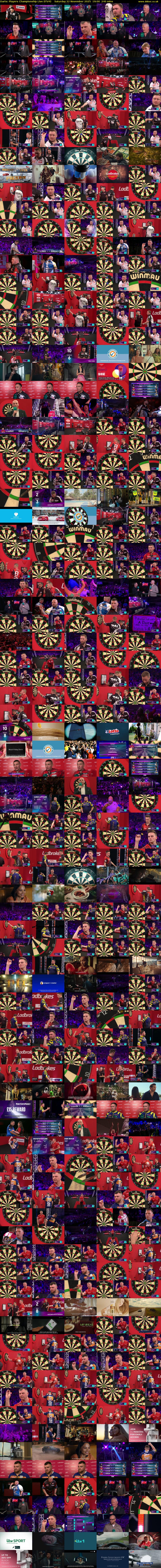 Darts: Players Championship Live (ITV4) Saturday 22 November 2025 19:00 - 23:00