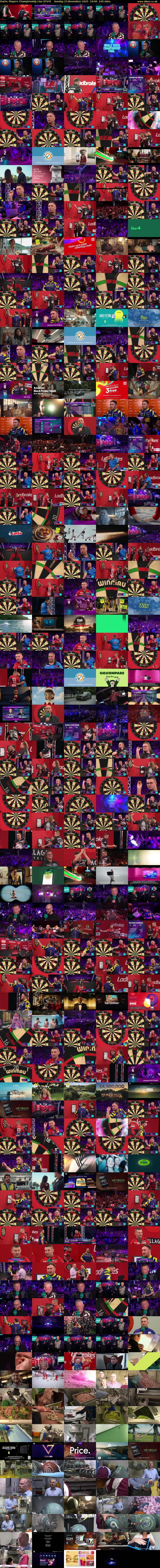 Darts: Players Championship Live (ITV4) Sunday 23 November 2025 19:00 - 23:00