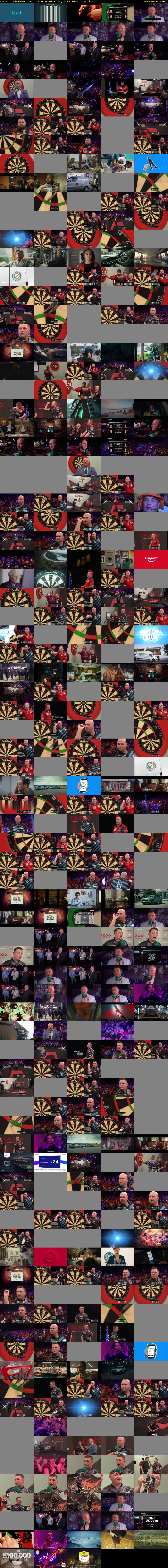 Darts: The Masters (ITV4) Sunday 29 January 2023 19:00 - 23:00