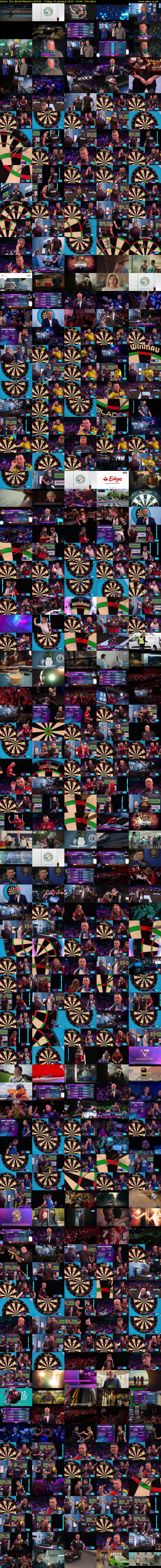 Darts: The World Masters (ITV4) Friday 31 January 2025 19:00 - 23:00