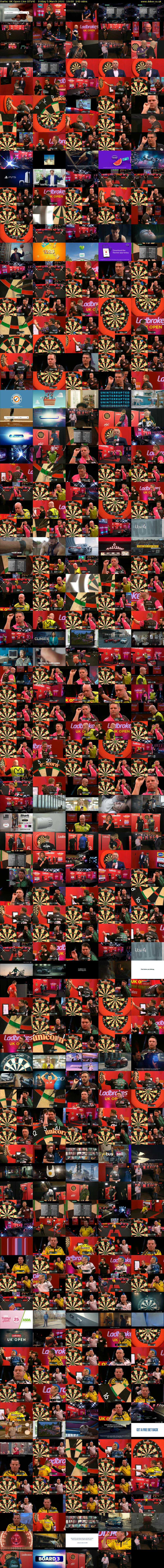 Darts: UK Open Live (ITV4) Friday 5 March 2021 19:00 - 23:00