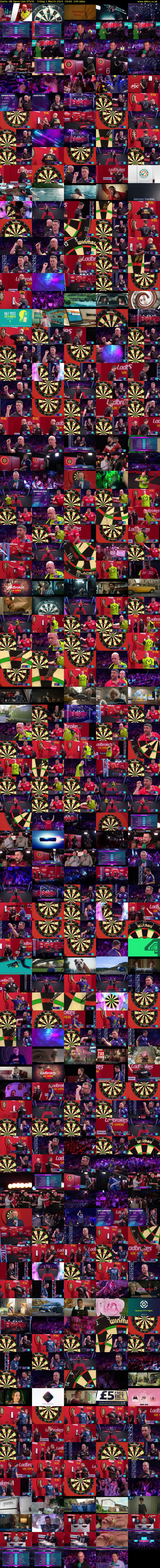 Darts: UK Open Live (ITV4) Friday 1 March 2024 19:00 - 23:00