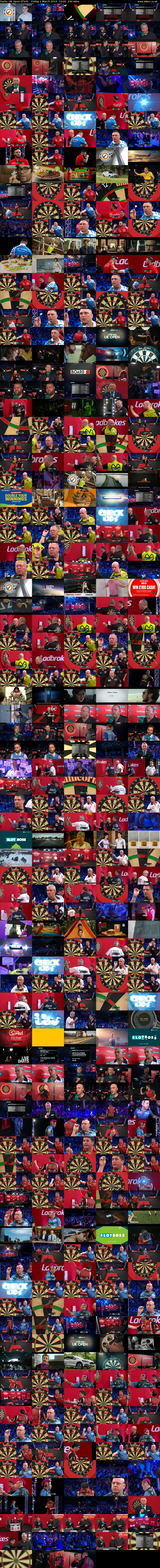 Darts: UK Open (ITV4) Friday 1 March 2019 19:00 - 23:00