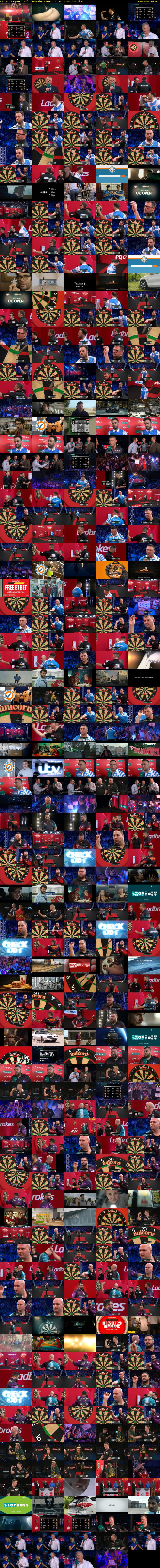 Darts: UK Open (ITV4) Saturday 2 March 2019 19:00 - 23:00