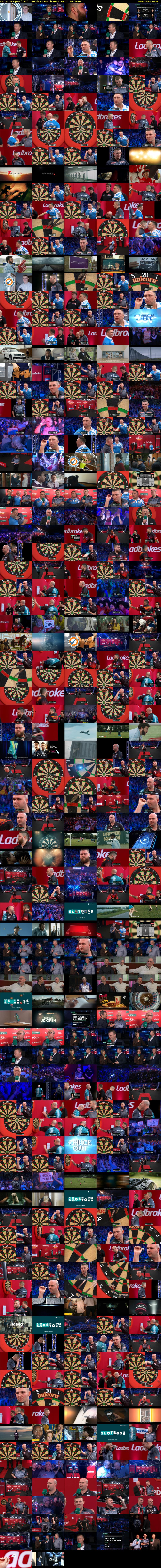 Darts: UK Open (ITV4) Sunday 3 March 2019 19:00 - 23:00