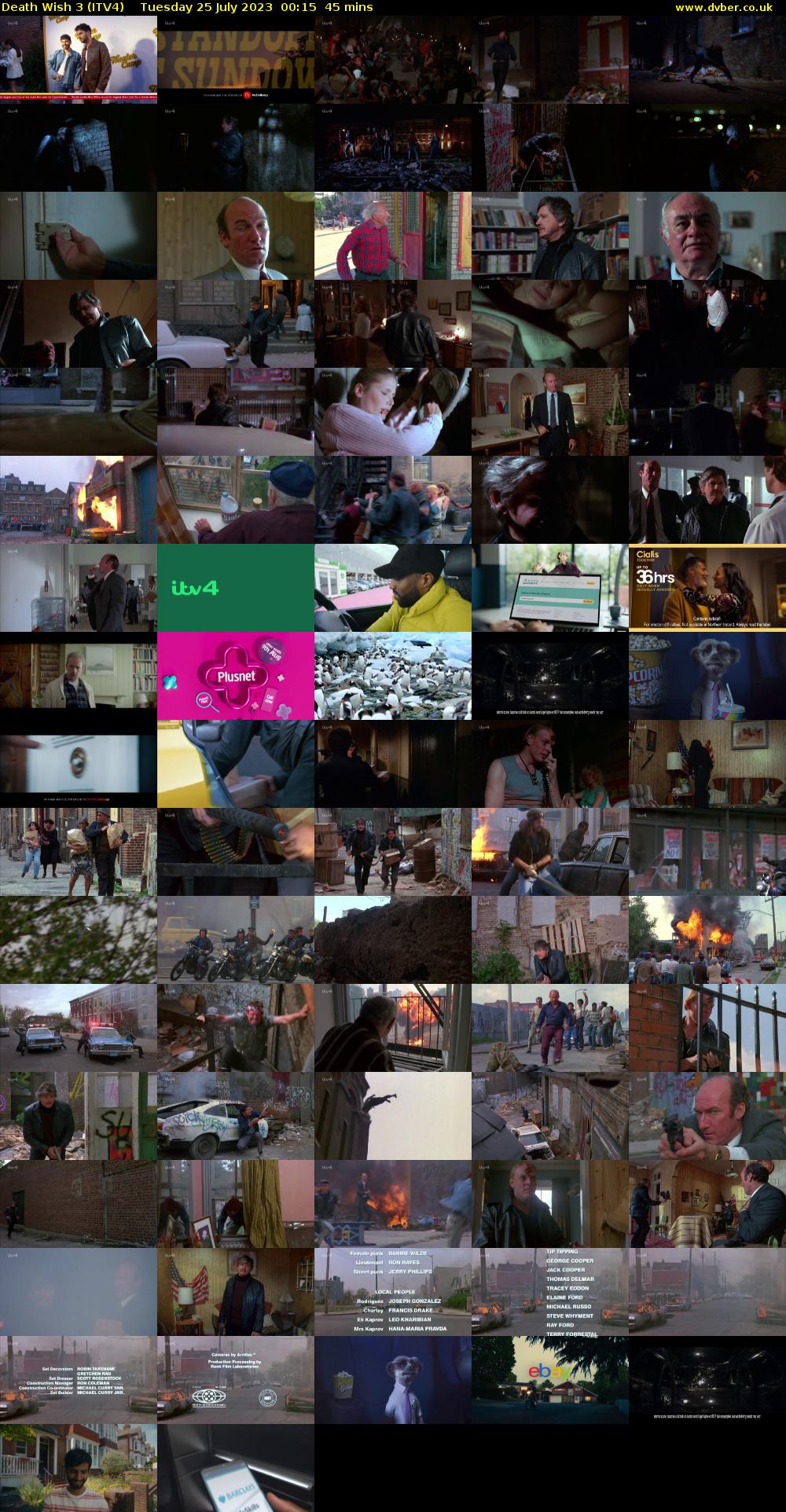 Death Wish 3 (ITV4) Tuesday 25 July 2023 00:15 - 01:00