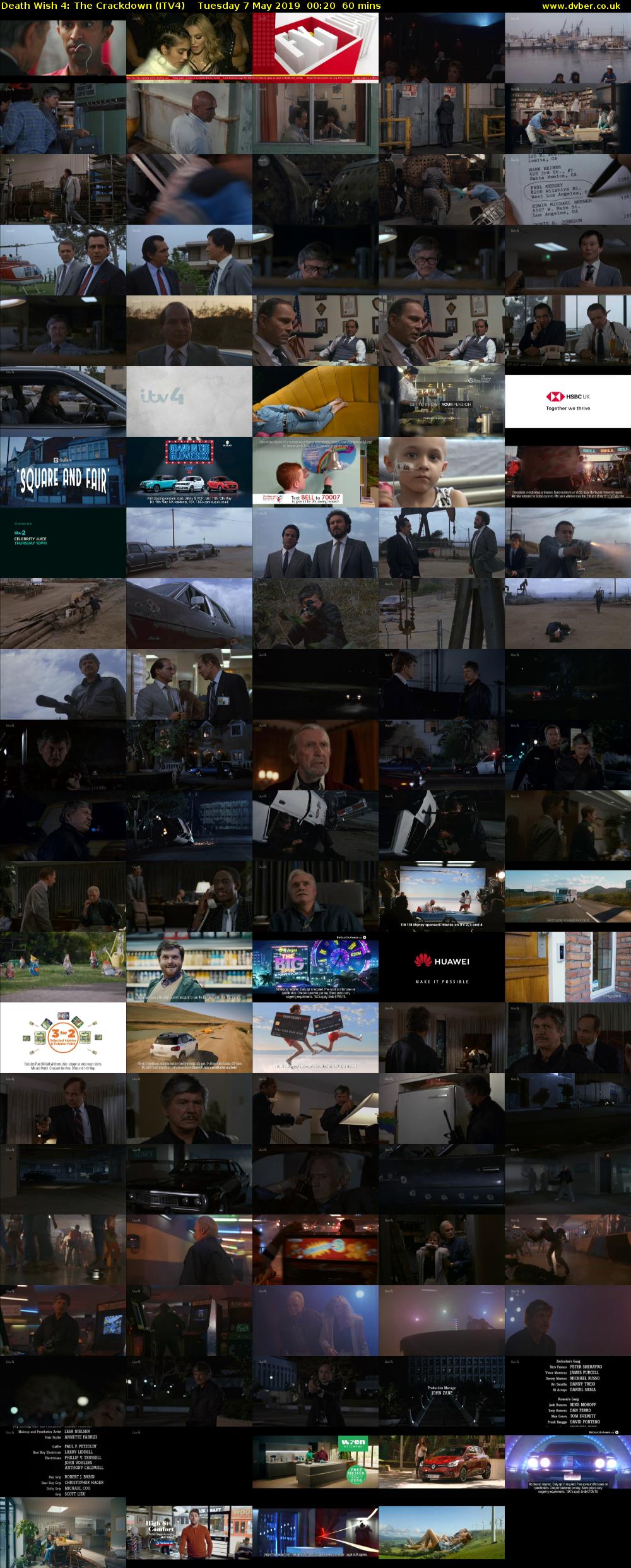 Death Wish 4: The Crackdown (ITV4) Tuesday 7 May 2019 00:20 - 01:20