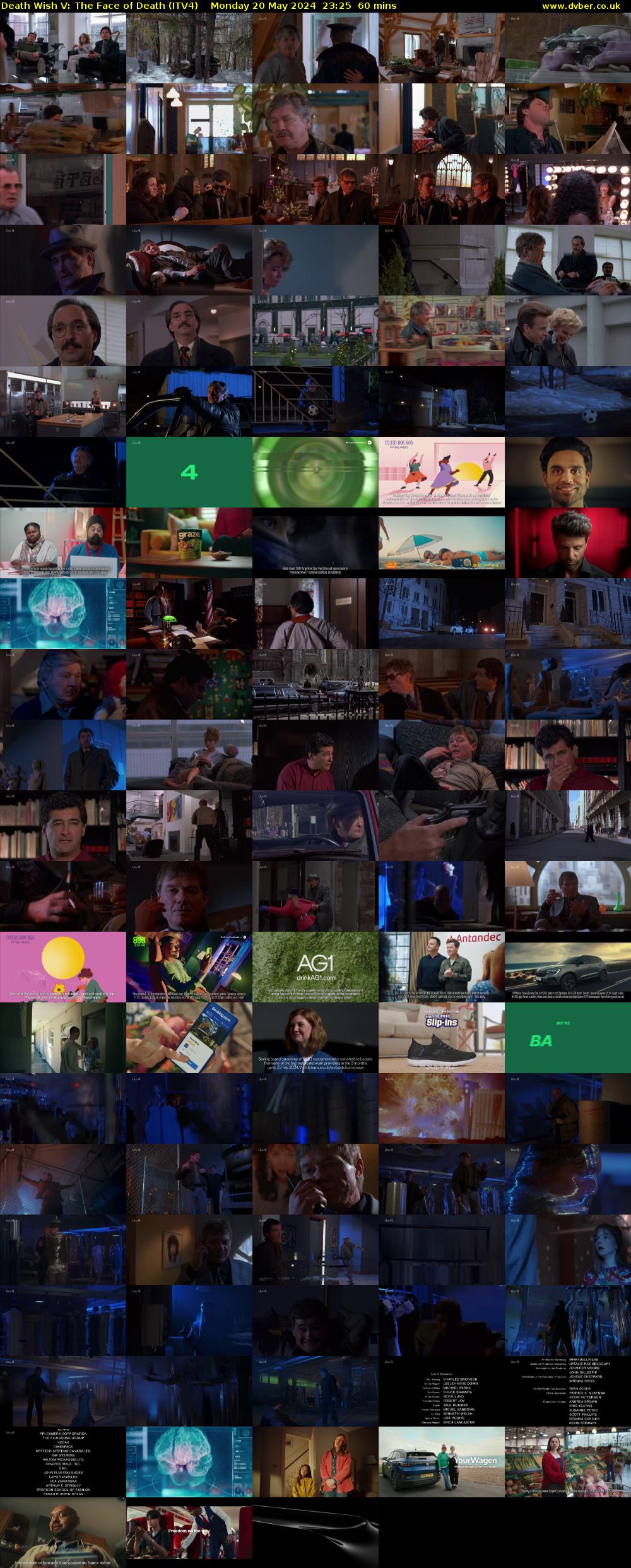 Death Wish V: The Face of Death (ITV4) Monday 20 May 2024 23:25 - 00:25