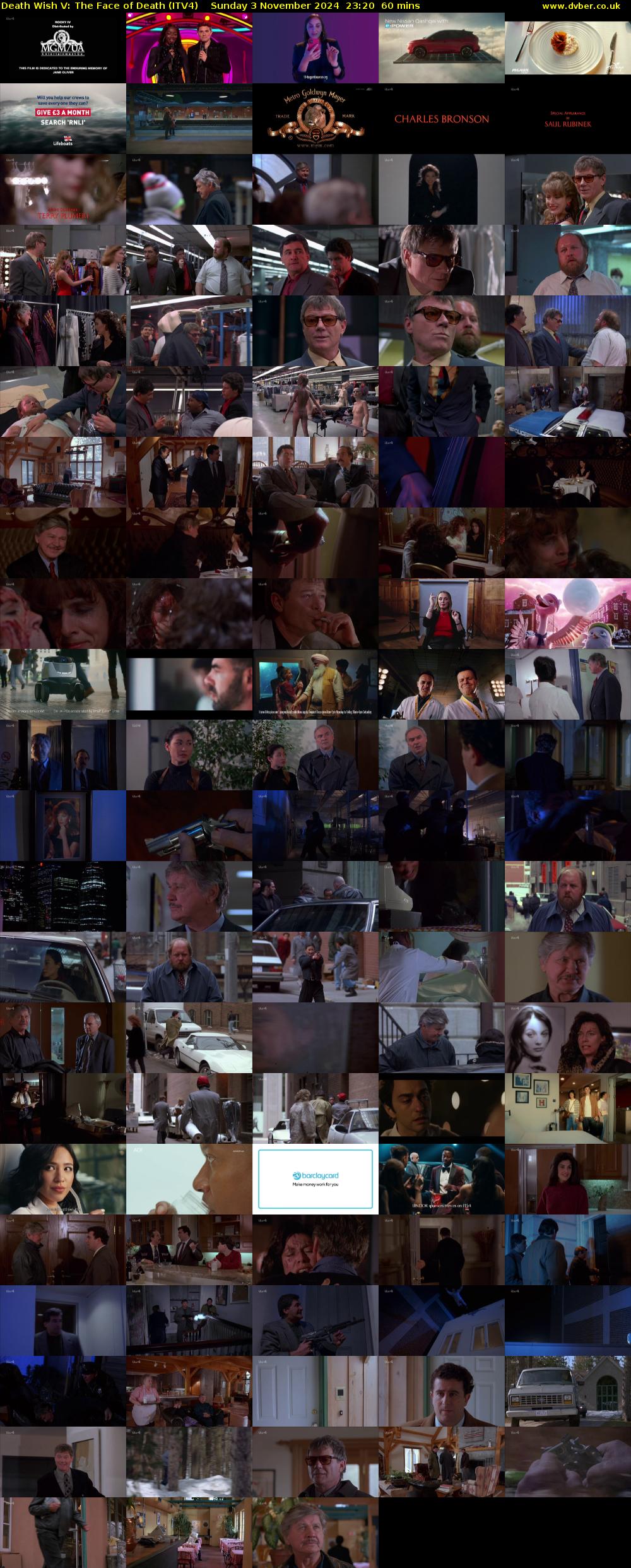 Death Wish V: The Face of Death (ITV4) Sunday 3 November 2024 23:20 - 00:20