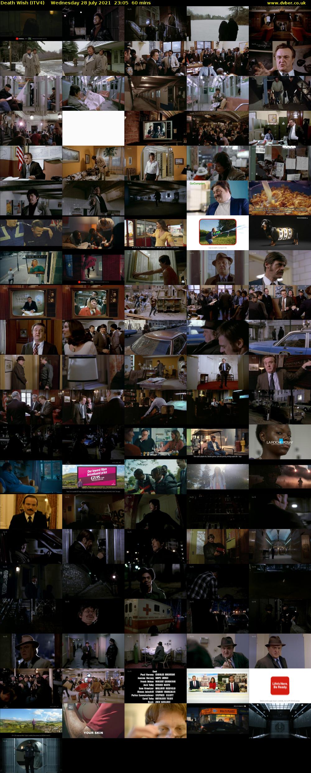 Death Wish (ITV4) Wednesday 28 July 2021 23:05 - 00:05