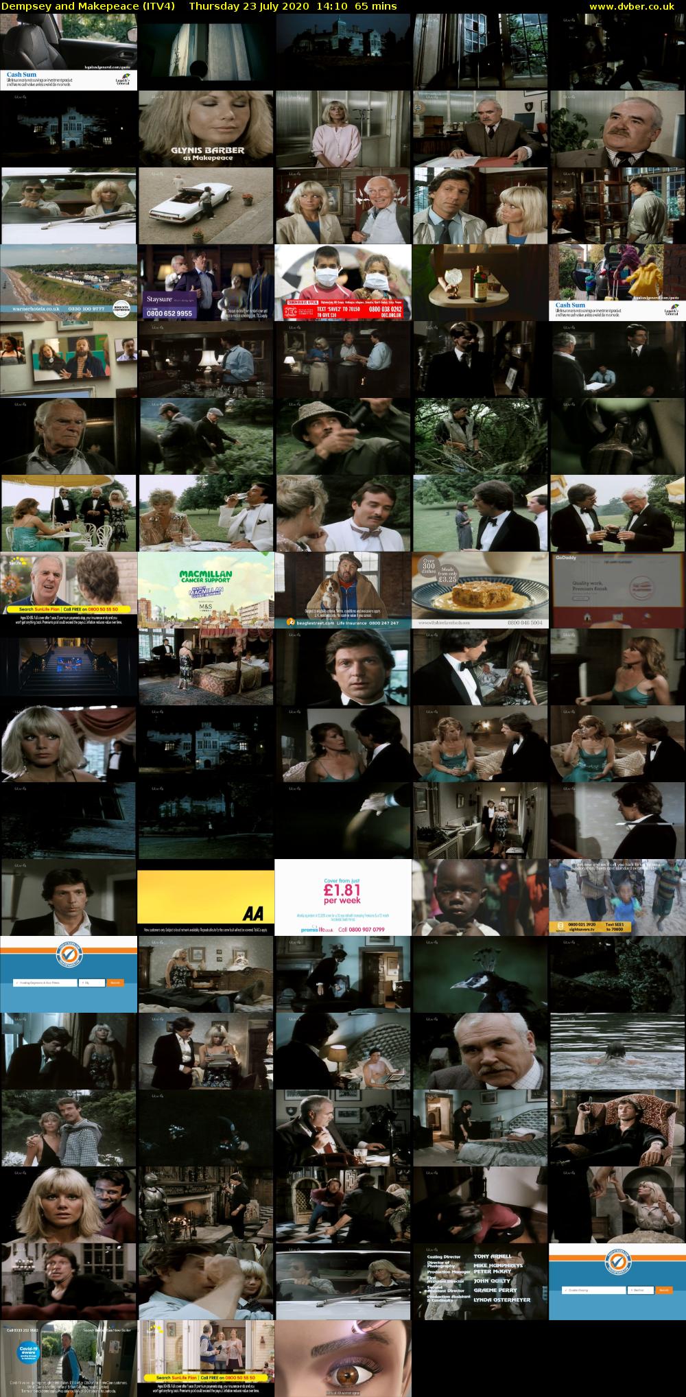 Dempsey and Makepeace (ITV4) Thursday 23 July 2020 14:10 - 15:15
