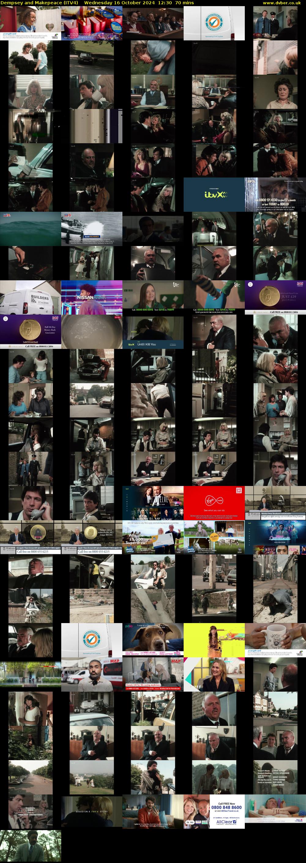 Dempsey and Makepeace (ITV4) Wednesday 16 October 2024 12:30 - 13:40