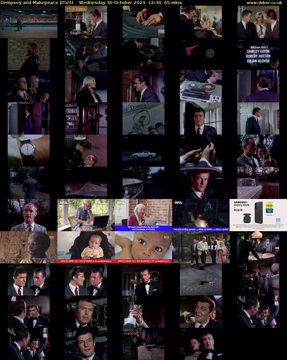 Dempsey and Makepeace (ITV4) Wednesday 30 October 2024 12:30 - 13:35