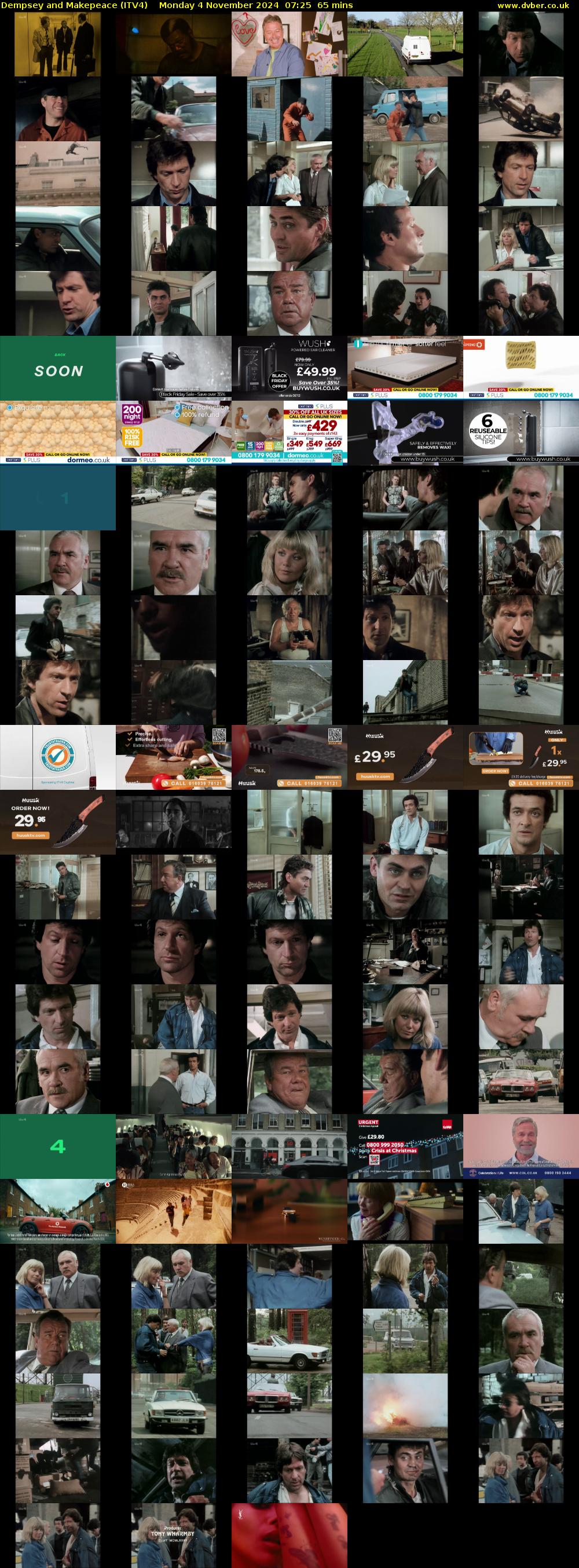 Dempsey and Makepeace (ITV4) Monday 4 November 2024 07:25 - 08:30