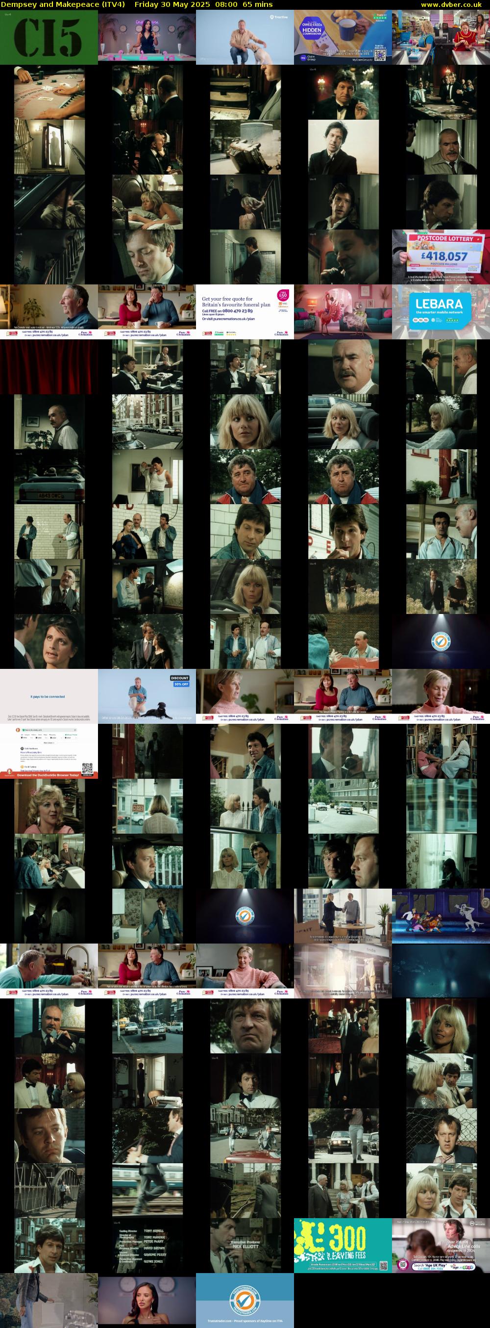 Dempsey and Makepeace (ITV4) Friday 30 May 2025 08:00 - 09:05