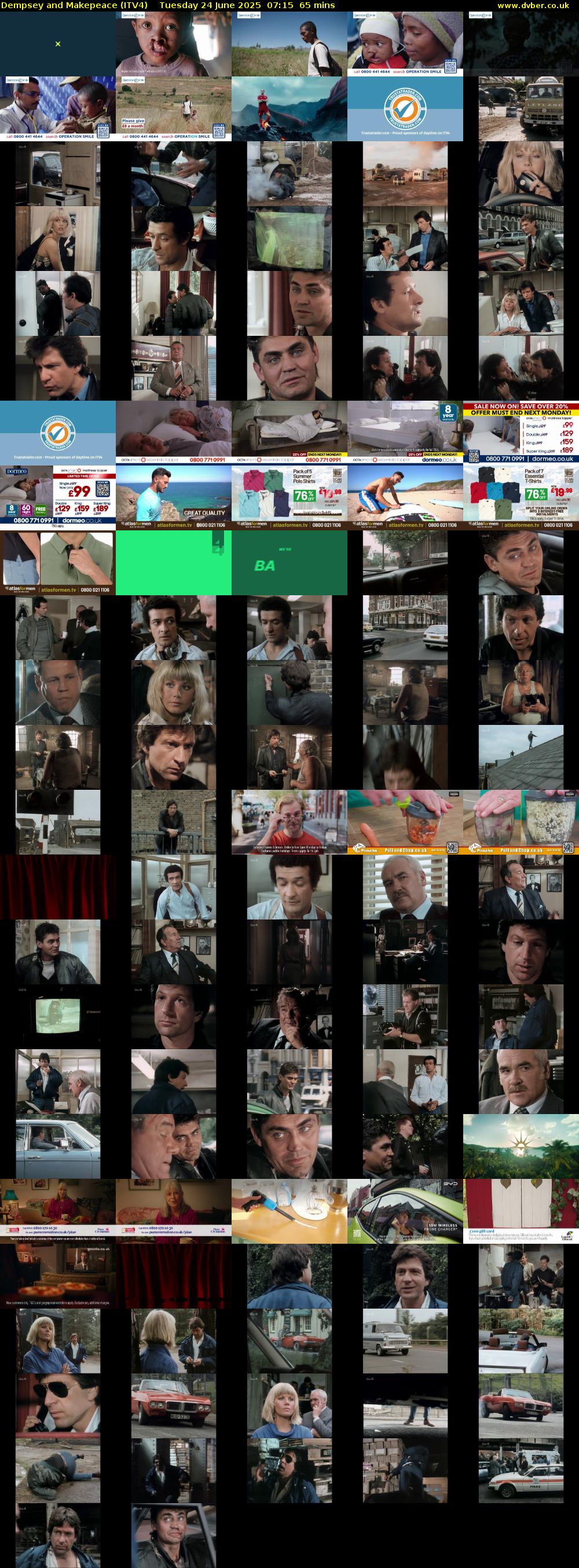Dempsey and Makepeace (ITV4) Tuesday 24 June 2025 07:15 - 08:20