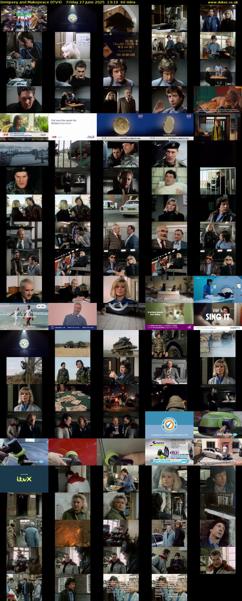 Dempsey and Makepeace (ITV4) Friday 27 June 2025 13:10 - 14:10