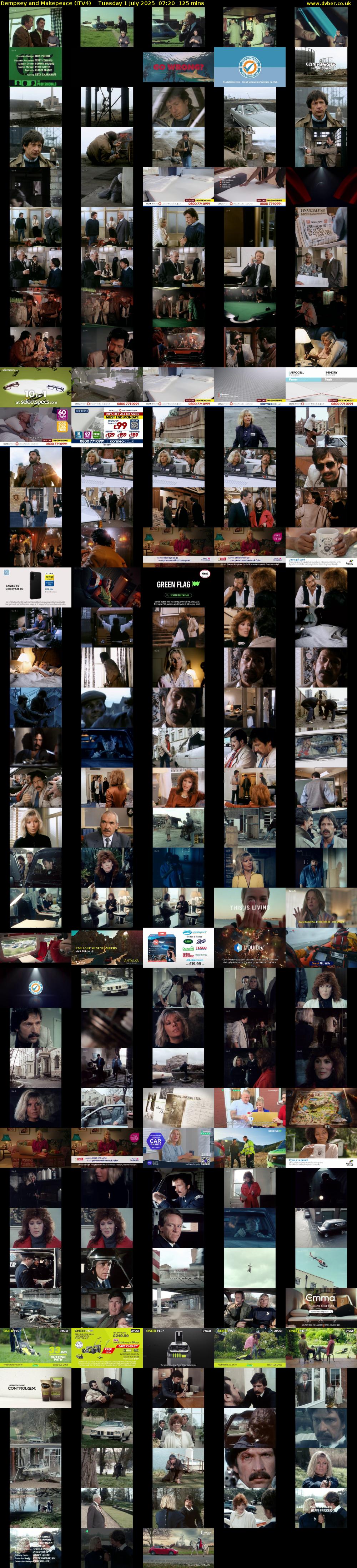 Dempsey and Makepeace (ITV4) Tuesday 1 July 2025 07:20 - 09:25