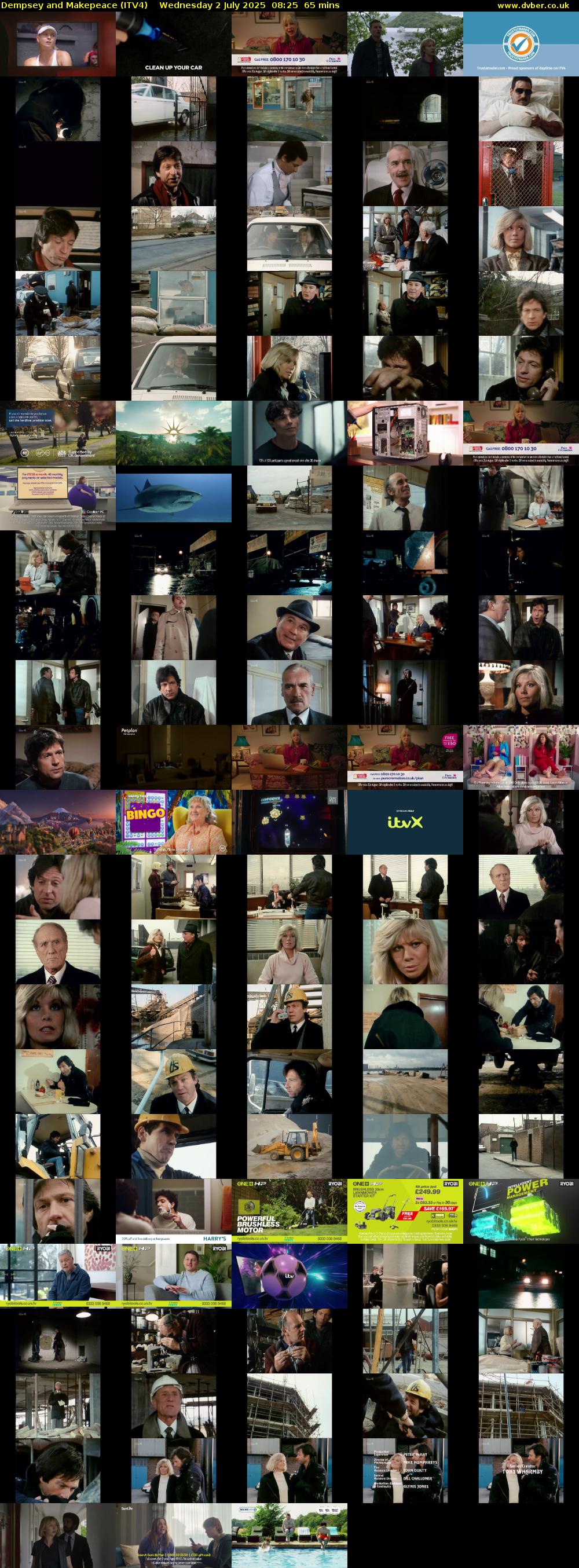 Dempsey and Makepeace (ITV4) Wednesday 2 July 2025 08:25 - 09:30