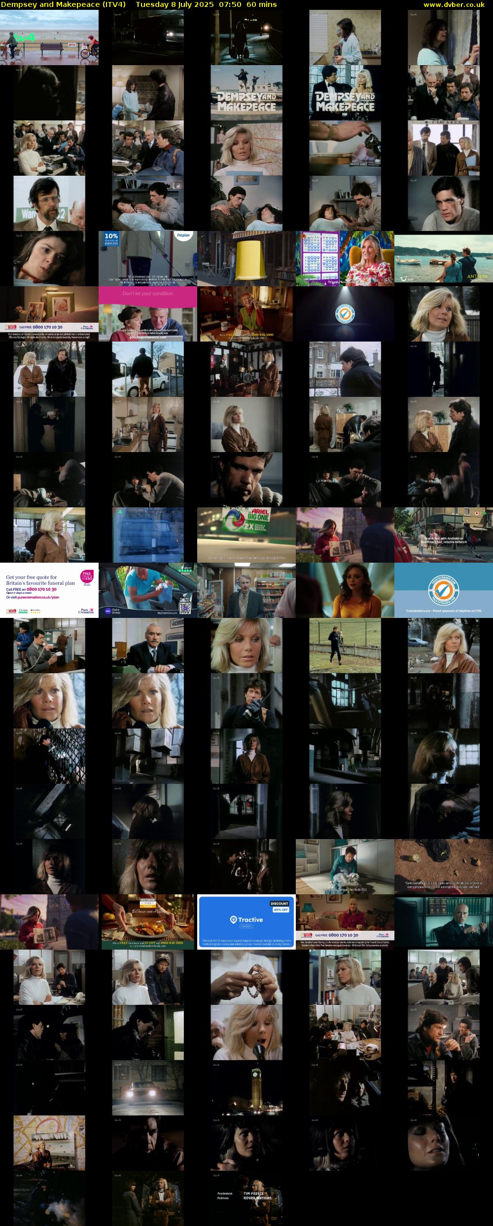 Dempsey and Makepeace (ITV4) Tuesday 8 July 2025 07:50 - 08:50