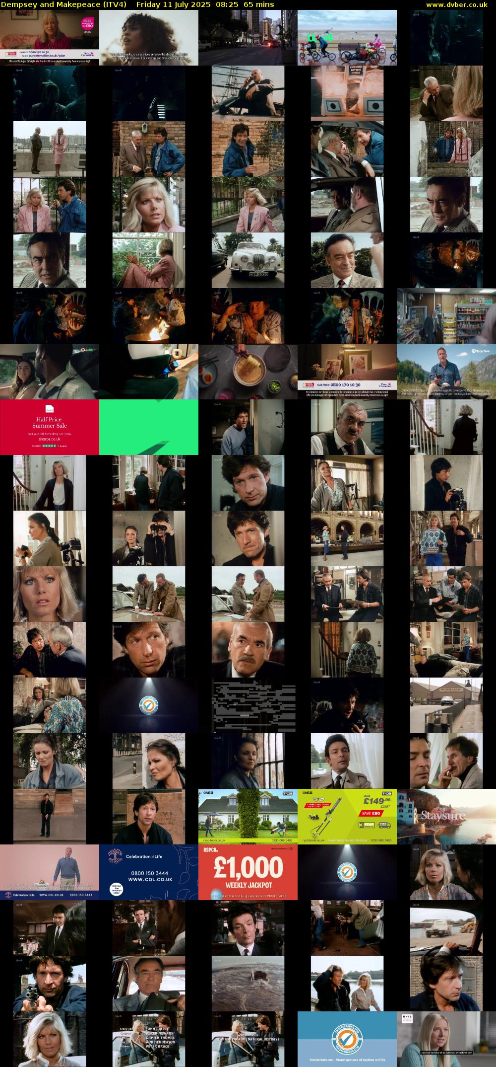 Dempsey and Makepeace (ITV4) Friday 11 July 2025 08:25 - 09:30