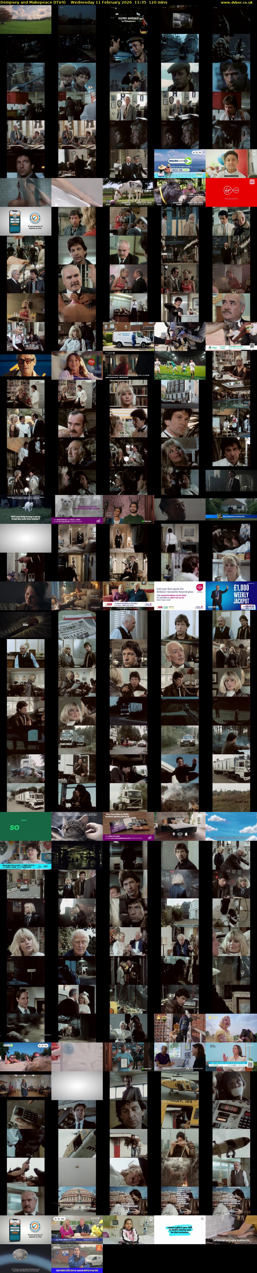 Dempsey and Makepeace (ITV4) Wednesday 11 February 2026 11:35 - 13:35