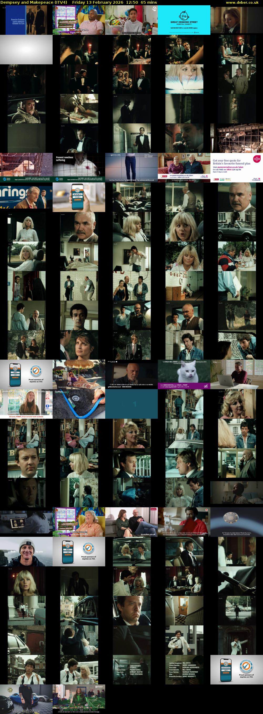Dempsey and Makepeace (ITV4) Friday 13 February 2026 12:50 - 13:55