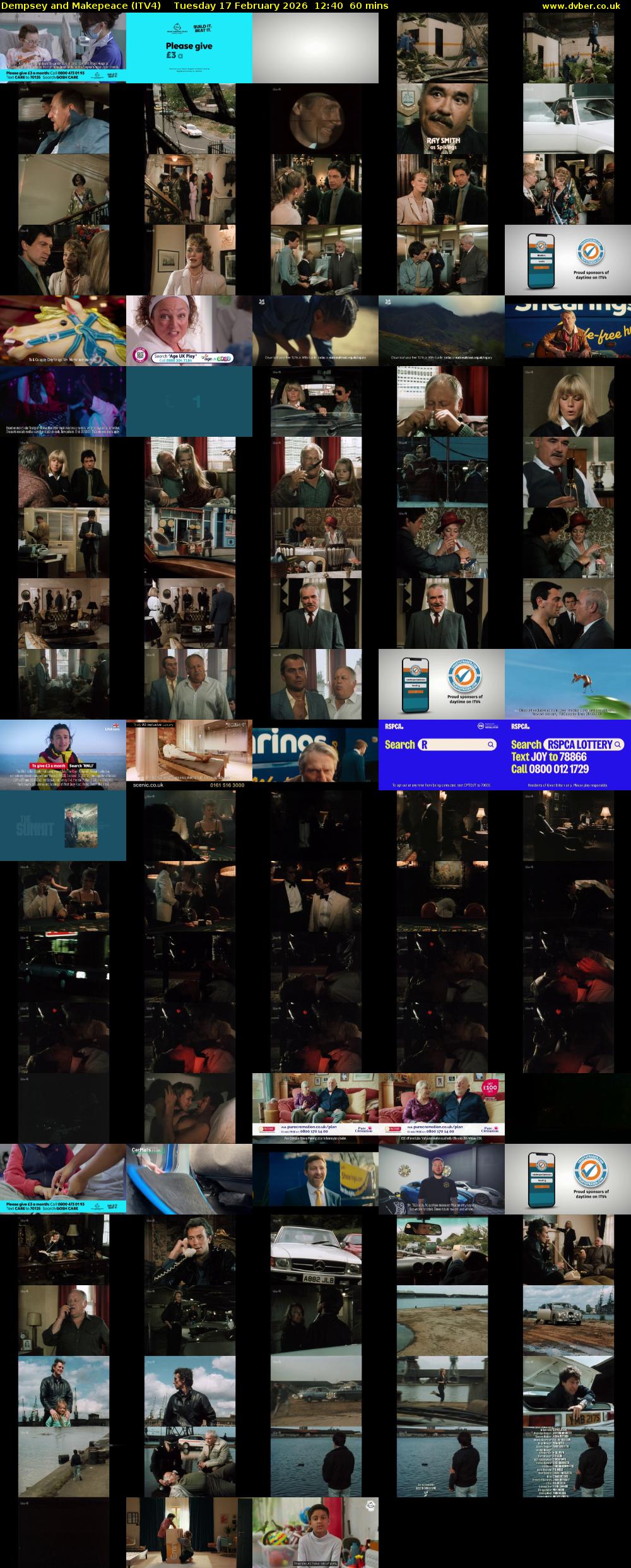 Dempsey and Makepeace (ITV4) Tuesday 17 February 2026 12:40 - 13:40