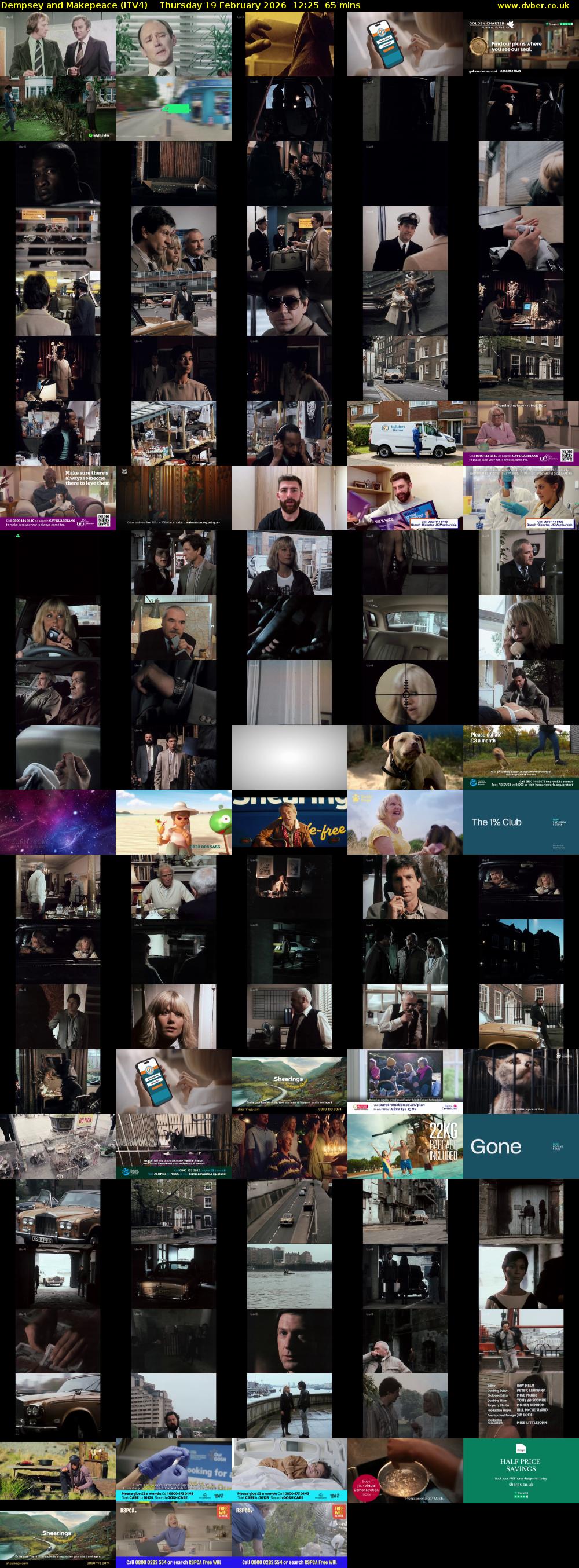 Dempsey and Makepeace (ITV4) Thursday 19 February 2026 12:25 - 13:30